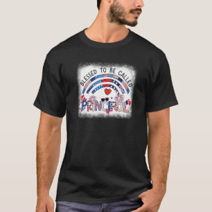 T-shirt Bleached Béni D'Être Appelé Principal Fun School