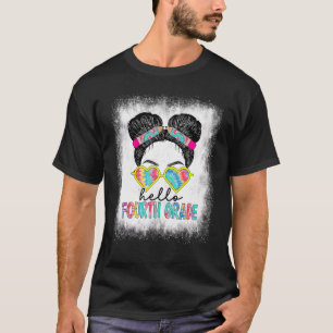 T-shirt Bleached Bonjour Quatrième Classe Petite Miss Reto
