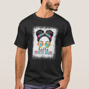 T-shirt Bleached Bonjour Quatrième Classe Petite Miss Reto