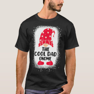 T-shirt Bleached Le Cool Papa Gnome Correspondant Famille