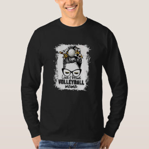 T-shirt Bleached Loud & Fiers Volleyball Mama Life Jeu Da