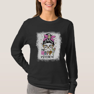 T-shirt Bleached One Hoppy Mayor Bunny Pâques Jour