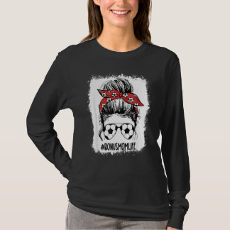 T-shirt Bleached Soccer Bonus Maman Messy Bun Bonus Maman 