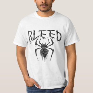 T-shirt Bleeding Spider Meltdown – Dark Drip Aesthetic Des
