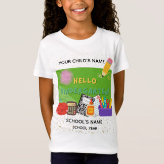 T-Shirt BLEEGRAPHICS : Bonjour, maternelle !