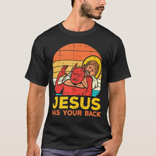T-shirt Blessé Dans Le Sang De Jésus-Christ (Devant)