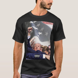 T-shirt Blessé Lors D'Une Fusillade Au Rassemblement De Pe