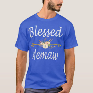 T-shirt Blessé Memaw T Shirt mignonne Mothers Day Idée cad