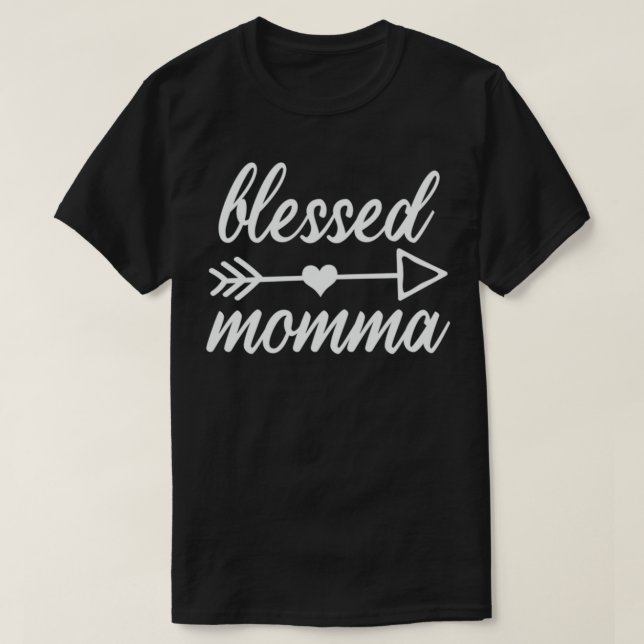 T-shirt Blessé Momma Thanksgiving Day Famille Mère Maman L (Design devant)