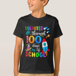 T-shirt Blessé Pendant 100 Jours D'École 100E Jour Enseign