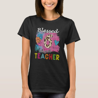 T-shirt Blessed 6th Grade Teacher Leopard Welcome Back To 