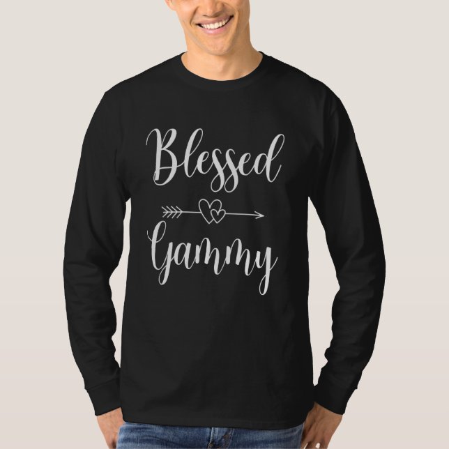 T-shirt Blessed Gammy Grand-mère Fête des Mères (Devant)