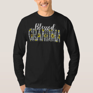 T-shirt Blessed Grand-mère Hippie tournesol Fête des mères