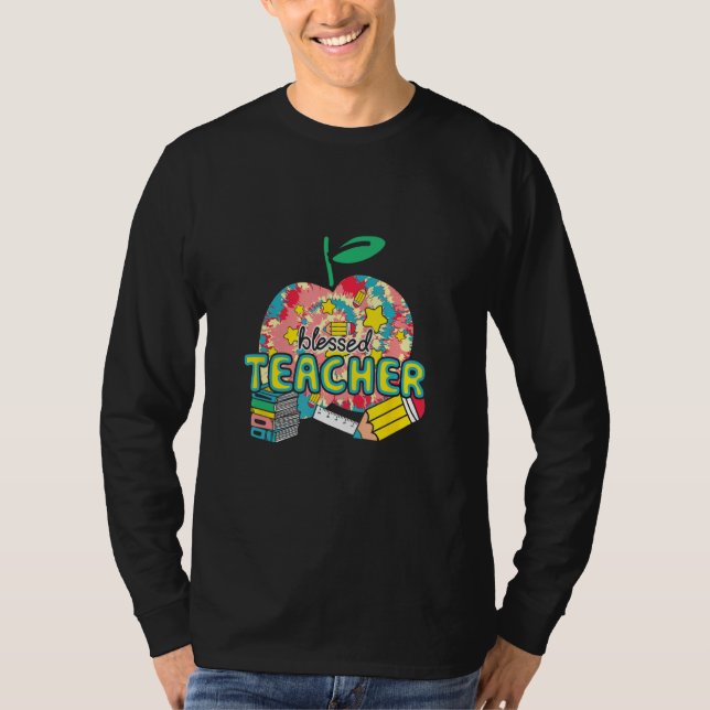 T-shirt Blessed Teacher First Day  Educator Appreciation P (Devant)