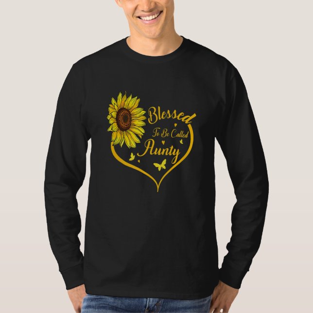 T-shirt Blessed To Be Called Aunty Sunflower Mother s Day (Devant)