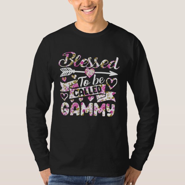 T-shirt Blessed To Be Called Gammy   Grandma Mother s Day (Devant)