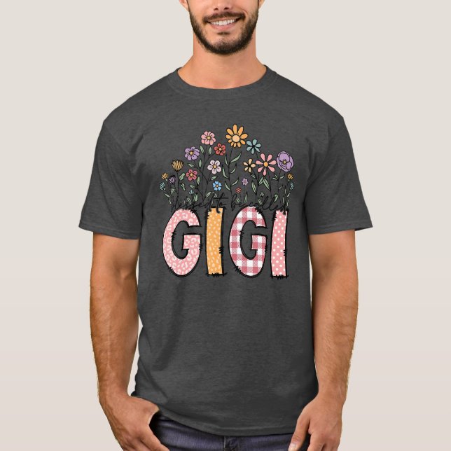 T-shirt Blessed to Be Called Gigi Floral Mothers Day frien (Devant)
