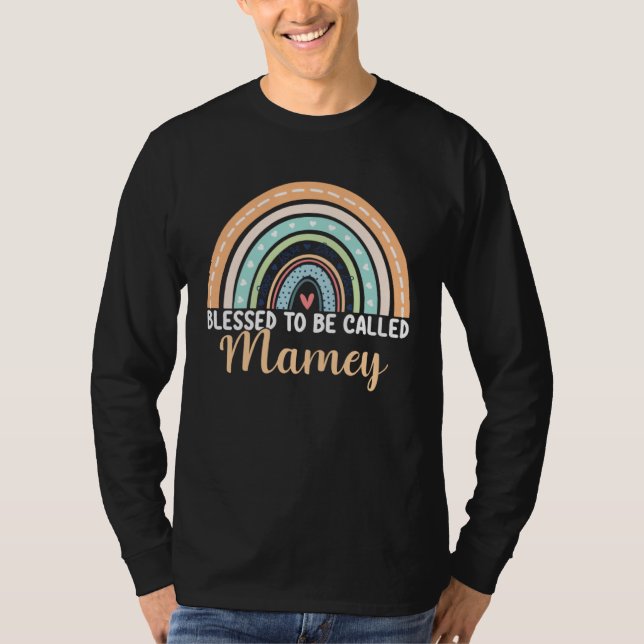 T-shirt Blessed To Be Called Mamey Rainbow Mothers Day Mam (Devant)