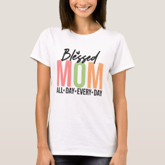 T-shirt Blessée Mama Boho Fête des mères