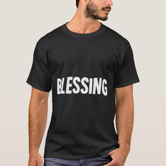 T-shirt Blessing In Disguise Funny Halloween Costume Idea  (Devant)