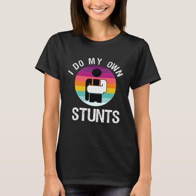 T-shirt Blessure au coude du poignet de bras cassé S'améli (Devant)