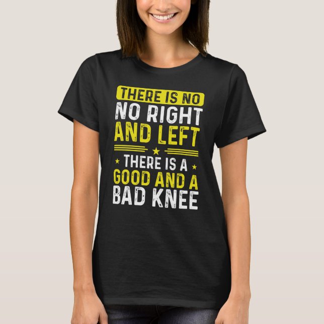 T-shirt Blessure au genou Bons et mauvais genou Blessure A (Devant)