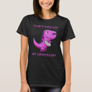 T-shirt Blessure Bras Cassé Bon rétablissement Mignon rex