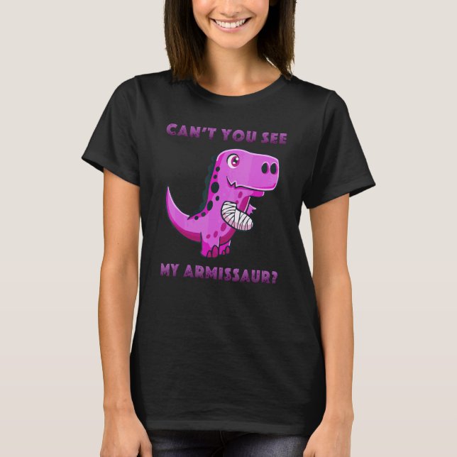 T-shirt Blessure Bras Cassé Bon rétablissement Mignon rex  (Devant)