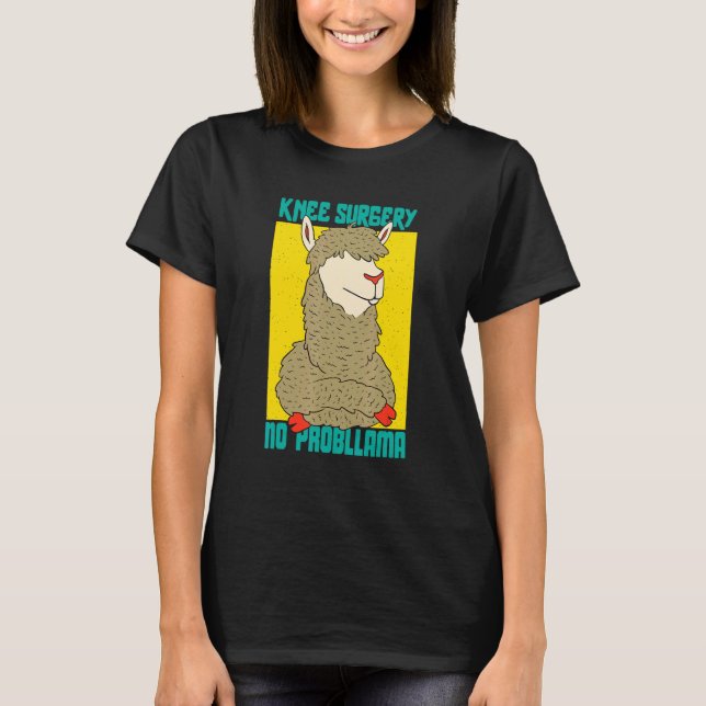T-shirt Blessure Lama Patient Amant Drôle Remplacement Du  (Devant)
