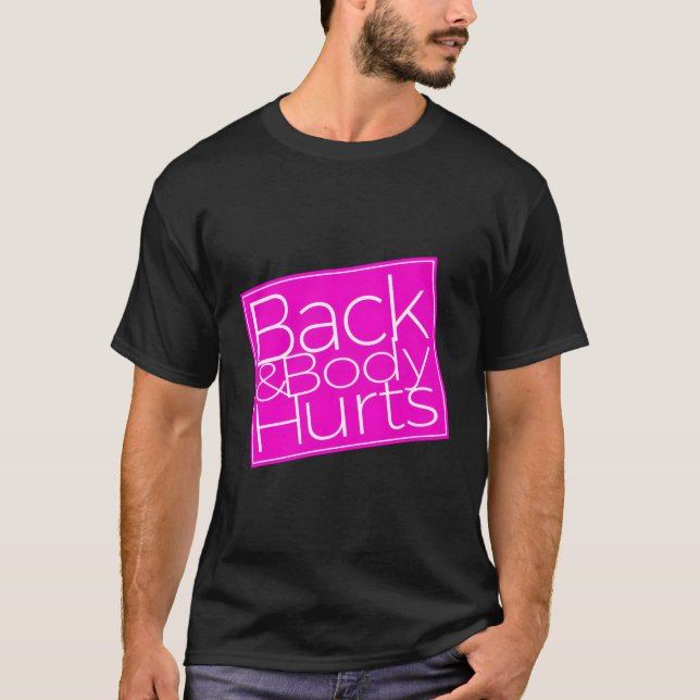T-shirt Blessures sur le dos (Devant)