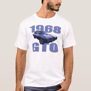 T-shirt Bleu 1968 de Pontiac GTO