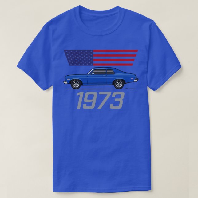 T-shirt Bleu 1973 (Design devant)
