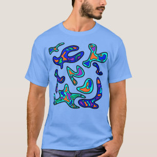 T-shirt bleu amibe 1