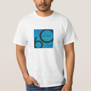 T-shirt Bleu anniversaire de 60 décennies