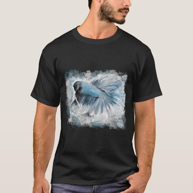 T-shirt Bleu Aqua - Court (Devant)