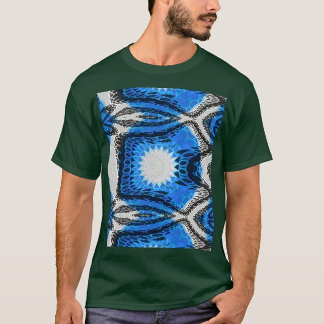 T-shirt Bleu atomique (Devant)
