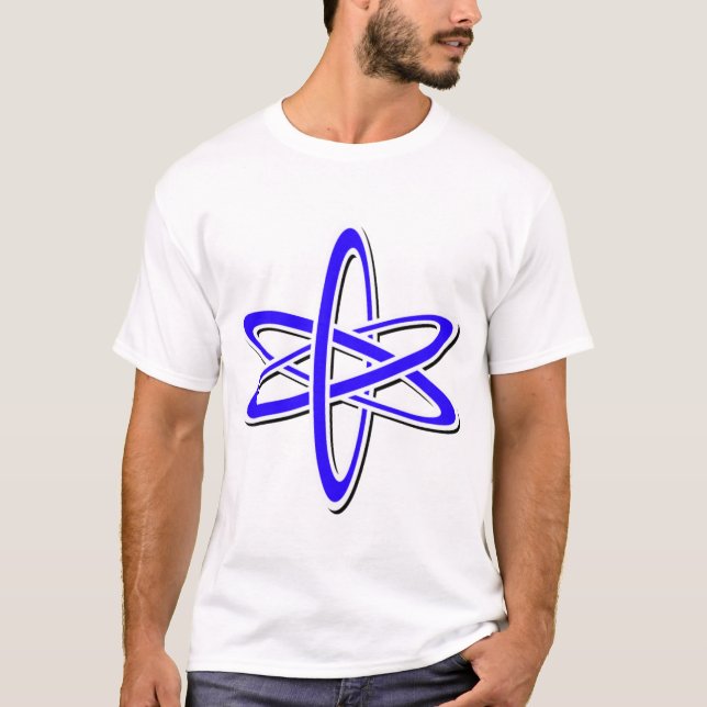 T-shirt Bleu atomique (Devant)