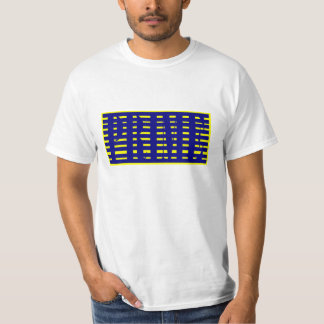 T-shirt Bleu authentique et jaune principaux
