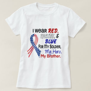 T-shirt Bleu blanc rouge pour mon frère