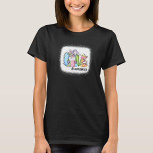 T-shirt Bleu Bunny de Pâques Gnome Amour Conseiller Vie Ea