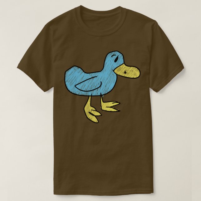 T-shirt Bleu Canard Thats Quackastique (Design devant)