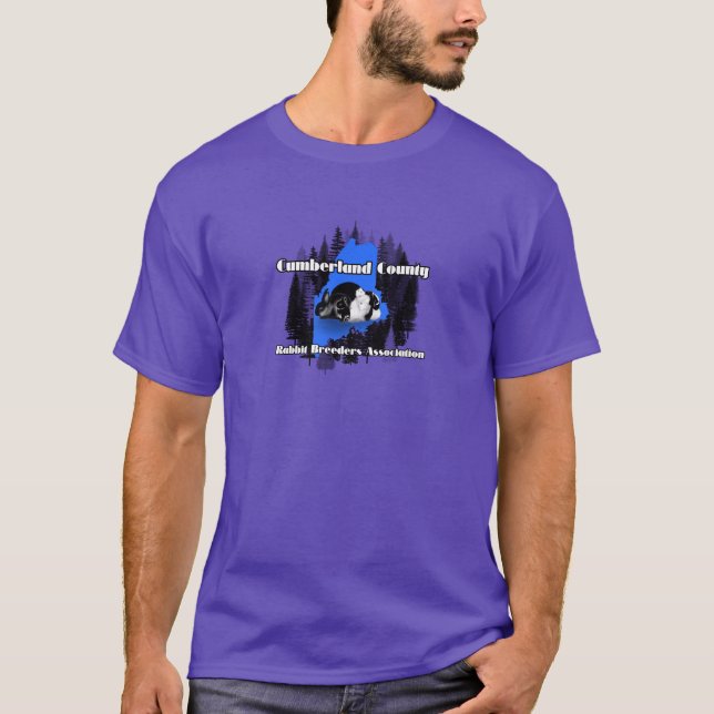 T-Shirt Bleu CCRBA Maine (Devant)
