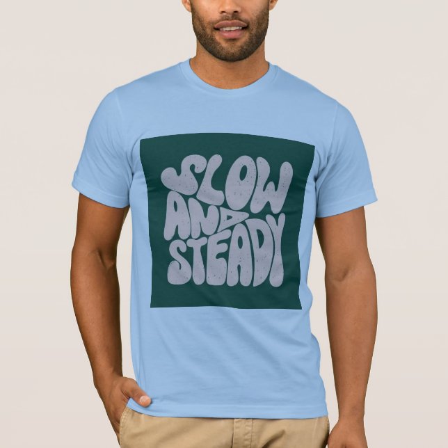 T-Shirt bleu ciel 👕 manches courtes (Devant)