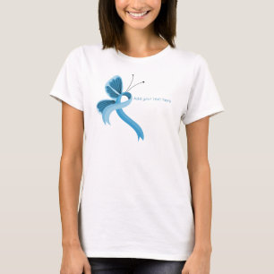 T-shirt Bleu clair pour le ruban adhésif