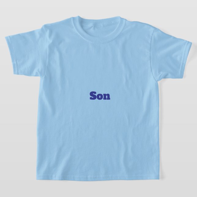 T-shirt bleu clair Son (Poser)