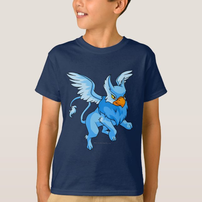 T-shirt Bleu d'aire (Devant)