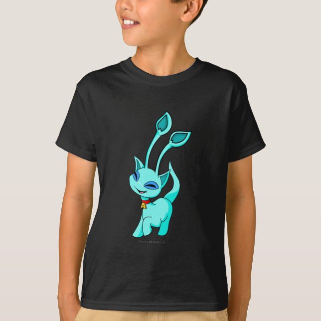 T-shirt Bleu d'Aisha (Devant)