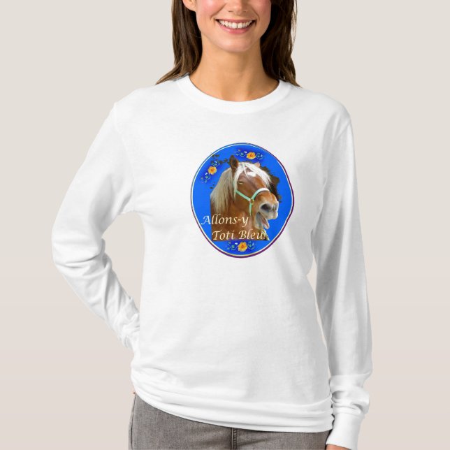 T-shirt Bleu d'Allons-y Toti (Devant)