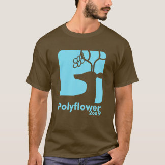 T-shirt Bleu de bière de cerfs communs - Polyflower 2009