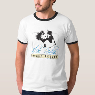T-shirt bleu de délivrance de boxeur de Ridge